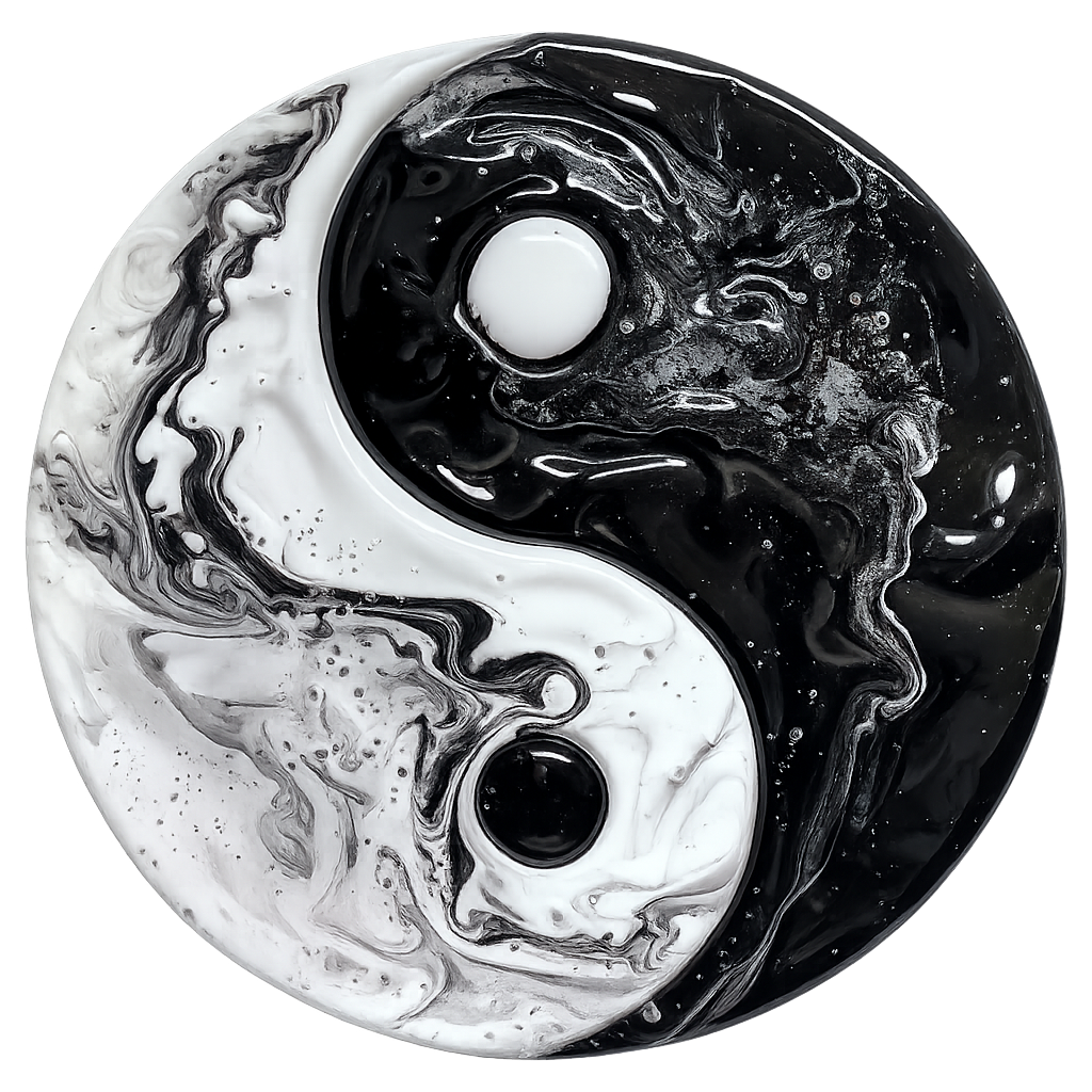 Yin-Yang symbol representing sacred duality